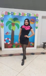 Abigail I., edecán AA mexicana en Tijuana