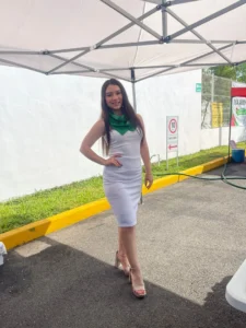 Alejandra C., edecán AA mexicana en Mérida