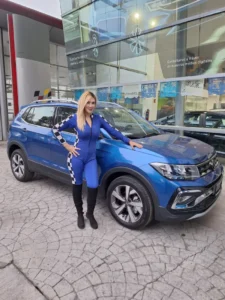 Fabiola V., edecán AA mexicana en CDMX