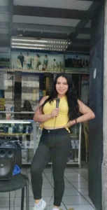 Giovanna C., edecán AA mexicana en Puebla