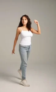 Irlanda E., edecán AA mexicana en Monterrey