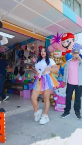 Kerena A., edecán AA mexicana en CDMX