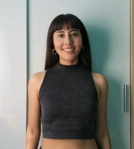Rebeca A., edecán AA mexicana en CDMX