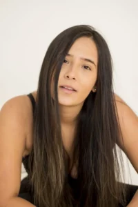 Claudia P., edecán AAA colombiana en CDMX