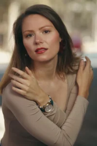 Elizabetha C., edecán AAA rusa en CDMX