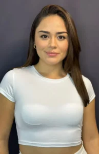 Luisa R., edecán AAA mexicana en CDMX